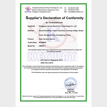 ismod i fcc-certificeringen
