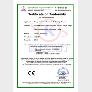 ismod i ce-certificeringen